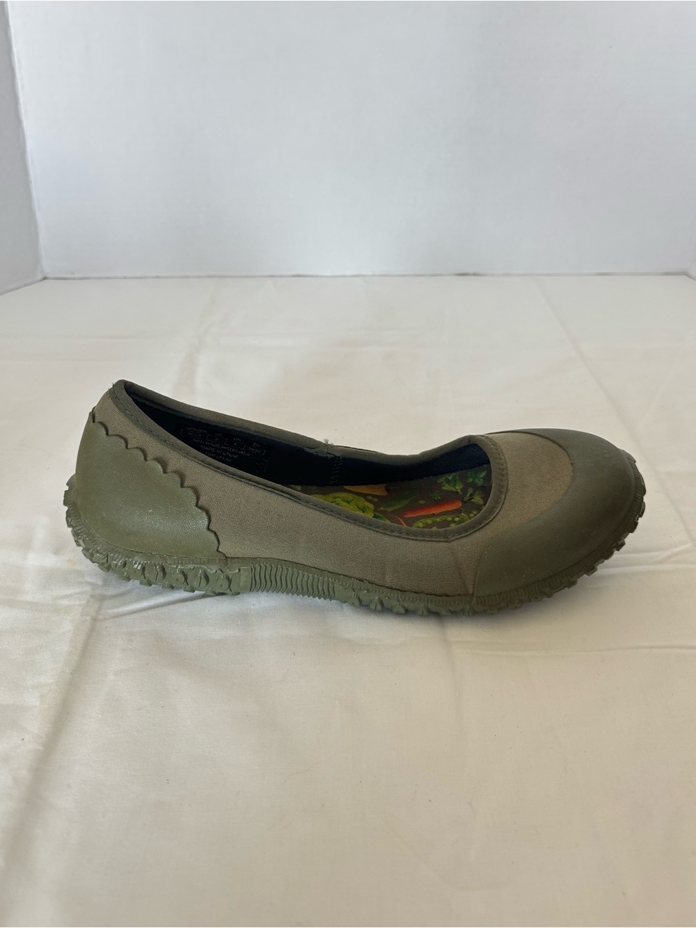 Muck Boot Company Women's Muckster Flat garden shoes olive green Size 8 - Picture 6 of 11